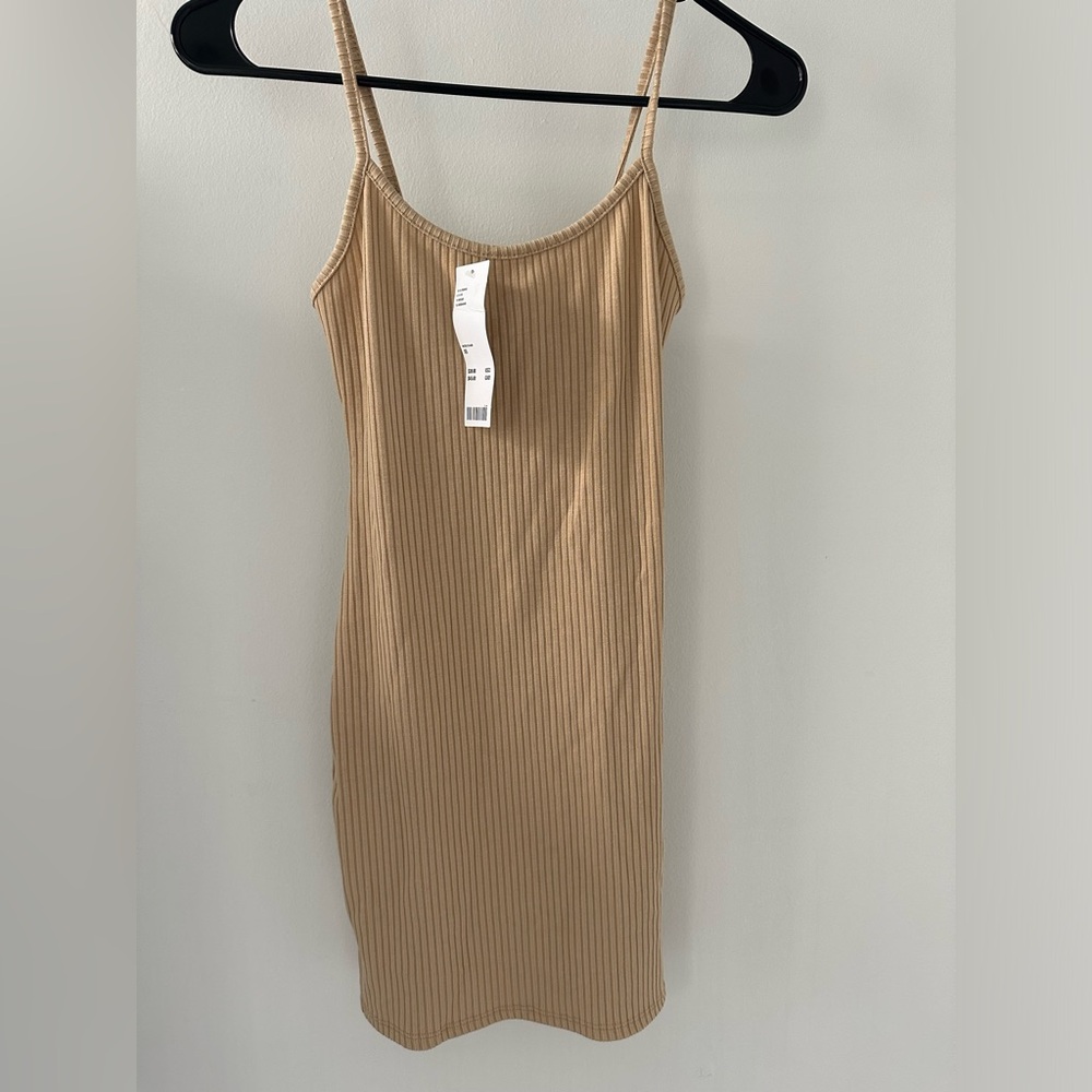 Nude/tan urban outfitters dress